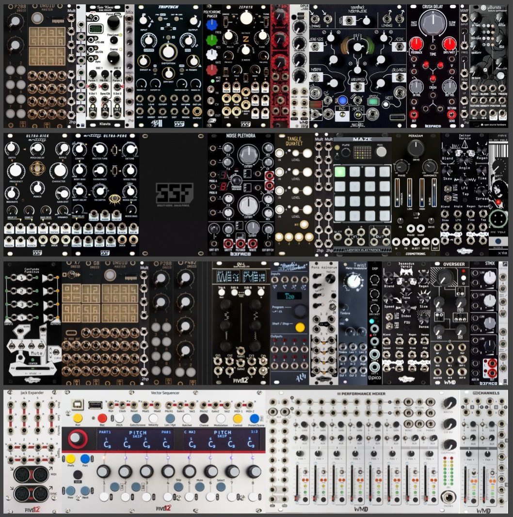 A screen grab of a case from modulargrid showing my original live rig
